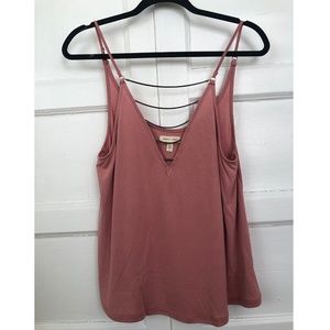 Silence + Noise Farin Deep- V Chain Strap Cami